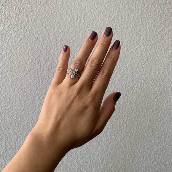 BCBGMAZAZRIA Silver Ring - Size 7 - Picture 1 of 3